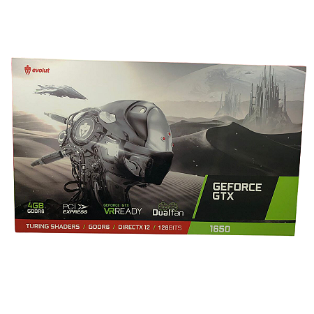 PLACA DE VIDEO EVOLUT GFORCE GTX 1650 4GB GDDR6