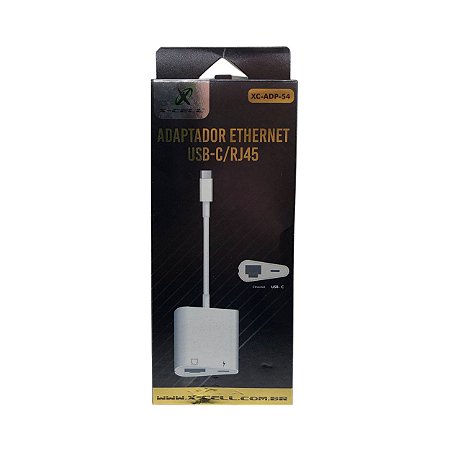 ADAPTADOR EHTERNET USB-C /RJ45 -  XC-ADP-54 . X-CELL