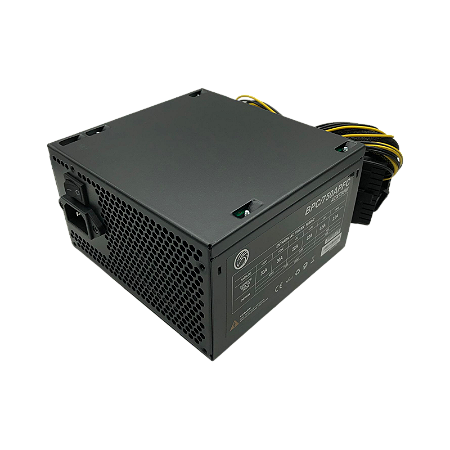FONTE ATX 750W REAL BRAZILPC BPC 750APFC 24 PINOS BOX