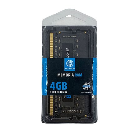 MEMORIA RAM 4GB DDR4 2400Mhz - HOOPSON NOTEBOOK