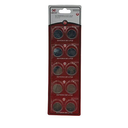 BATERIA DE BOTAO 3V LITIO MO-CR1616 MOX C/10UN