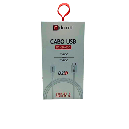 CABO USB DOTCELL DC-CD4030 BRANCO