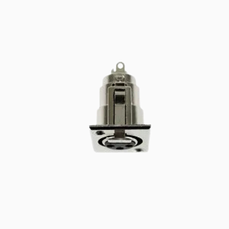 CONECTOR CANNON FEMEA P/ PAINEL C / TRAVA