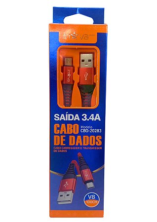 CABO DE DADOS 3,4 V8 INOVA PRIME - CBO-20283