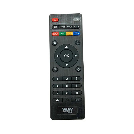 CONTROLE PARA TV BOX W-7490