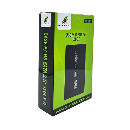 CASE PARA HD SATA 2.5 USB 3.0 X-CELL XC-SATA1