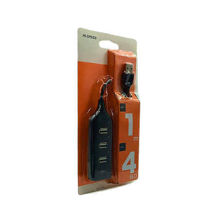 HUB USB 2.0 4 PORTAS 1M YARA YA-2445