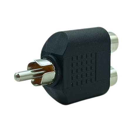 ADAPTADOR RCA MACHO X 2 JACK RCA S+B