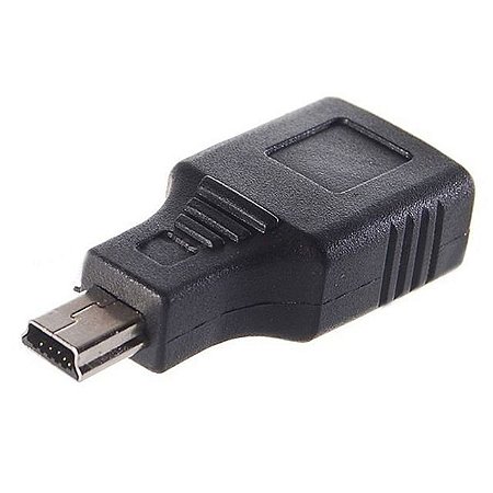 ADAPTADOR USB FEMEA PARA MINI USB 5 PINOS V3