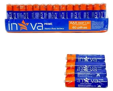 CAIXA DE PILHAS AAA INOVA R03P 1.5V cell-88002 @