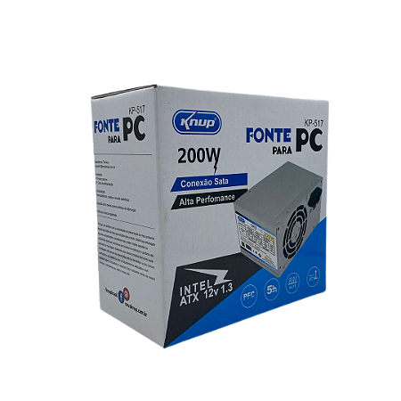 Fonte de Alimentação para PC 200w Kp-517 Knup @