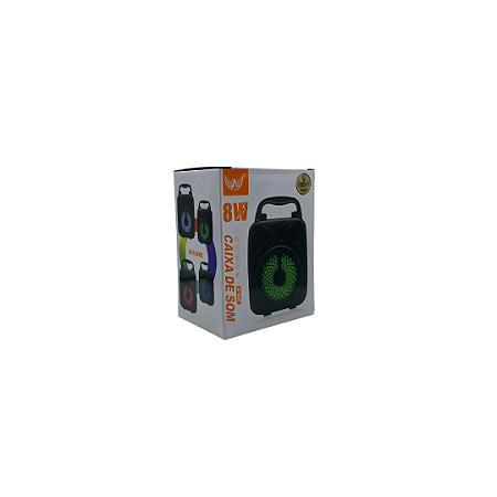 Caixa de SOM Bluetooth 8W RGB Altomex Al-5301 @
