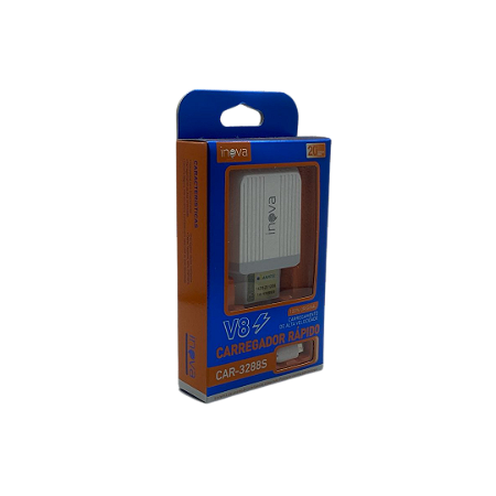 CARREGADOR V8 20W 3.0A INOVA CAR-3288S @