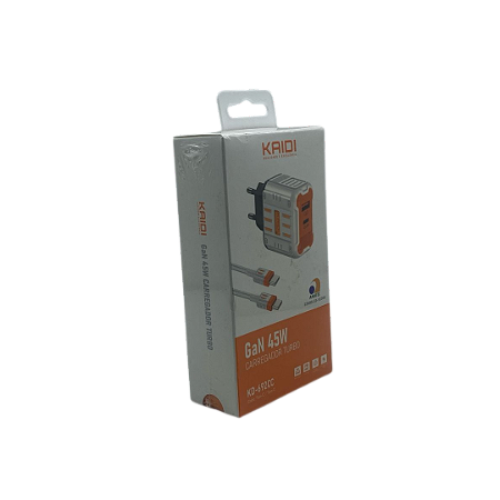 Carregador de Tomada tipo C 45W Kaidi Kd-692cc @