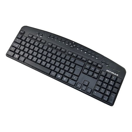 TECLADO MULTIMIDIA NEW CURVE USB ABNT2