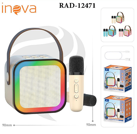 Caixa com Microfone Inova Rad-12471