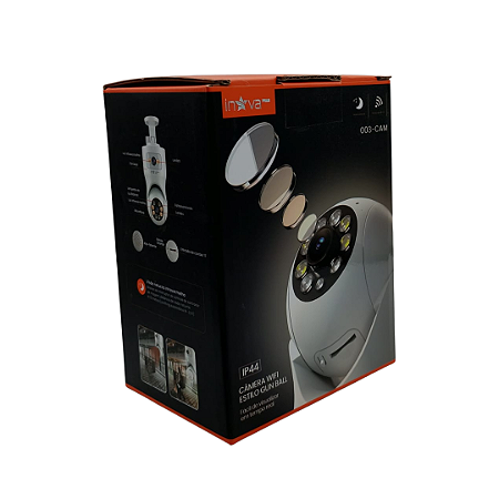 CAMERA DE SEGURANÇA IP44 VISÃO NOTURNA BASKIE BA CAM-0003