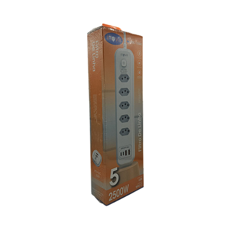 Filtro de Linha 100v-250v 2500w 2M Inova Soc-12988