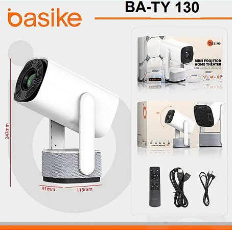 Projetor de Imagem Basike BA Ty-130