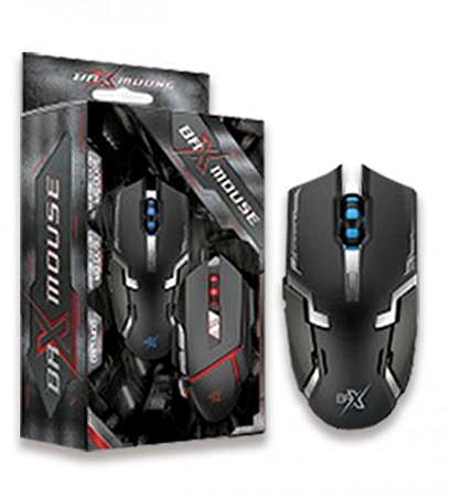 MOUSE GAMER BRX SEM FIO 1600DPI HV-MS997GT