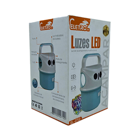 Lanterna Portatil Eletromex El-2712