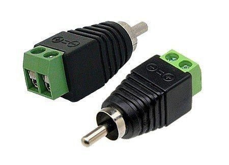 ADAPTADOR BORNE X PLUG RCA MACHO