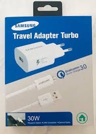 CARREGADOR SAMSUNG TURBO 30W TRAVEL ADAPTER 3.0