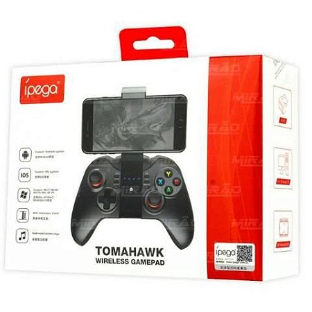 CONTROLE WIRELESS IPEGA TOMAHAWK PARA SMARTPHONE/PC/TV BOX/SMART TV PG-9068