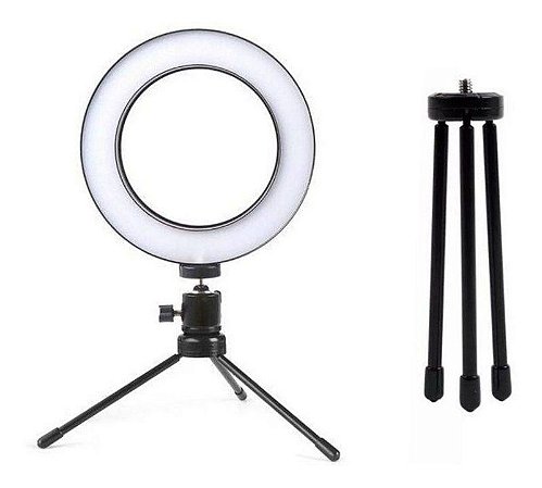 RING FILL LIGHT 6 POLEGADAS COM MINI TRIPE