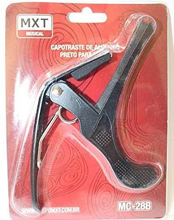 CAPOTRASTE DE ALUMINIO PRATA PARA VIOLAO MC-28S