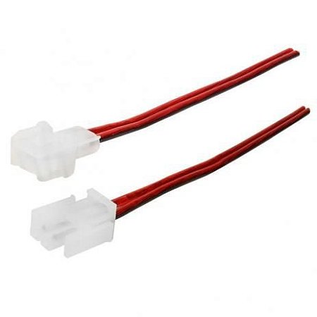 CHICOTE 2 VIAS 1MM MACHO/FEMEA 27CM 25A OD:3.0*7.0MM (PAR) MXT