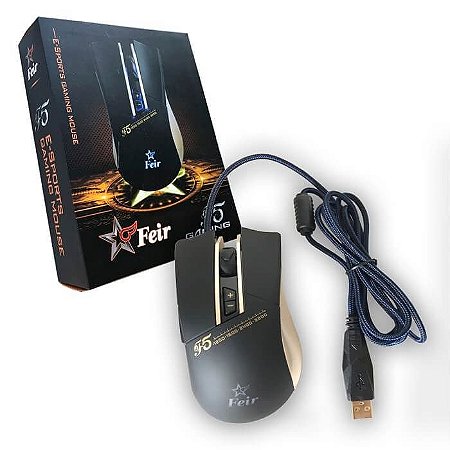 MOUSE GAMER USB FEIR F5