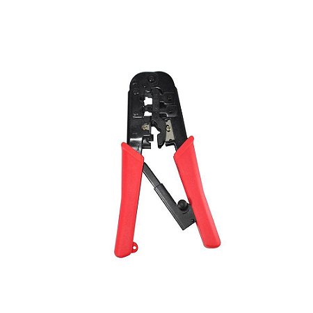 ALICATE P/ CORTAR DECAPAR E CRIMPAR TERMINAIS RJ11/RJ12/RJ45 MOD. XC-AL1 X-CELL