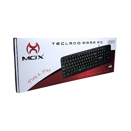 TECLADO PARA PC PLUG E PLAY MOX-KB110