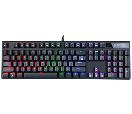 TECLADO GAMER MECANICO BRIGHT TANK USB