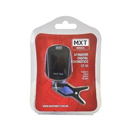 AFINADOR DIGITAL CROMATICO GT-30 CLIP PRETO MXT