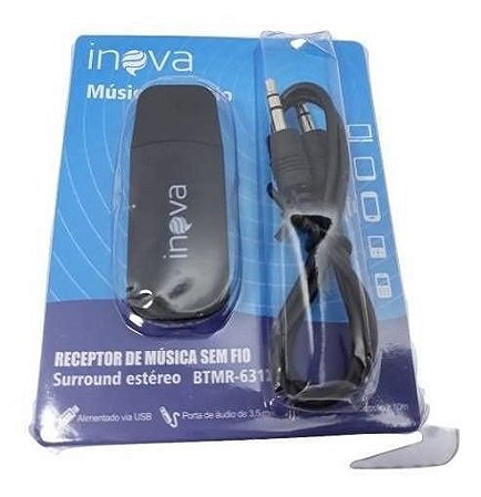 RECEPTOR DE MUSICA SEM FIO INOVA BTMR-6313 @