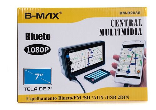 CENTRAL MULTIMIDIA BLUETOOTH B-MAX BM2036