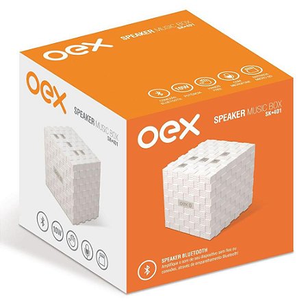 CAIXA DE SOM SPEAKER MUSIC BOX OEX SK401BR