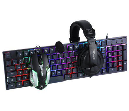 COMBO GAMER 3 - TECLADO LED ABNT2 / MOUSE / HEADSET BRIGHT 0543