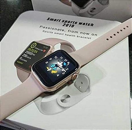 Relogio Smart Sports Watch 19 Rose Mais Eletronicos Distribuidora