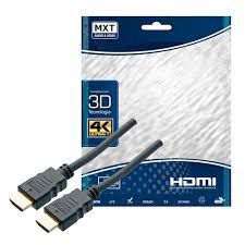 CABO HDMI 4K ULTRA HD 30 AWG C/FILTRO OD: 6MM 3D 2.0V DOURADO 3M