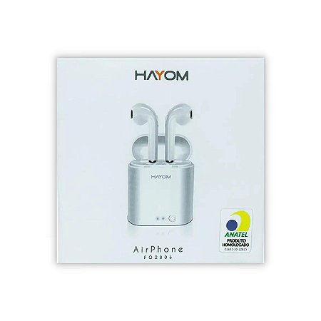 FONE DE OUVIDO BLUETOOTH TWS 5.0 HAYOM FO2806