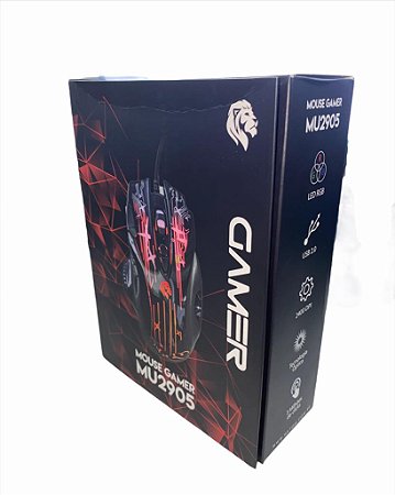 MOUSE GAMER 8 BOTÕES 2400 DPI HAYOM MU2905