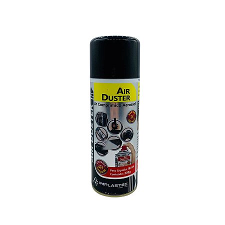 AR COMPRIMIDO AEROSSOL AIR DUSTER 164ML IMPLASTEC