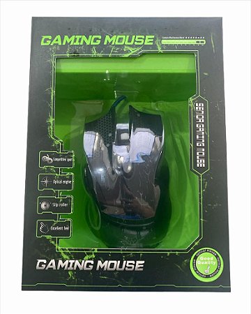 MOUSE GAMING USB OPTICAL MOUSE 1600DPI G6 F3