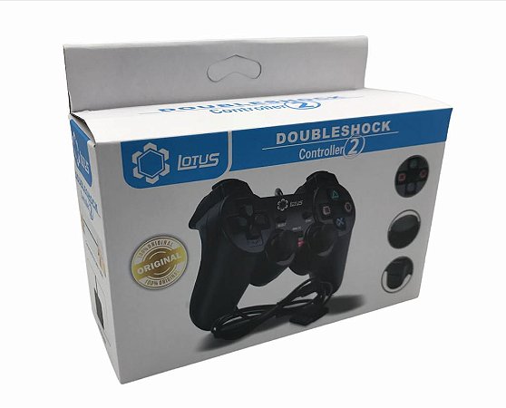 CONTROLE PLAYSTATION 2 DOUBLESHOCK 1,65M LOTUS