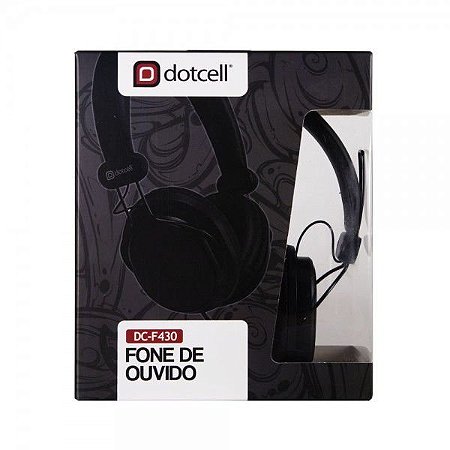 HEADPHONE COM FIO DOTCELL DC-F430 CORES