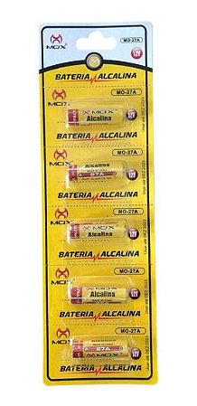 BATERIA ALCALINA MOX MO-27A (CARTELA C/ 5 PCS)