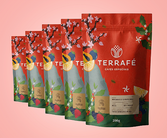 Kit 5un - Café Especial Terrafé - Frutado e Melaço | 200g